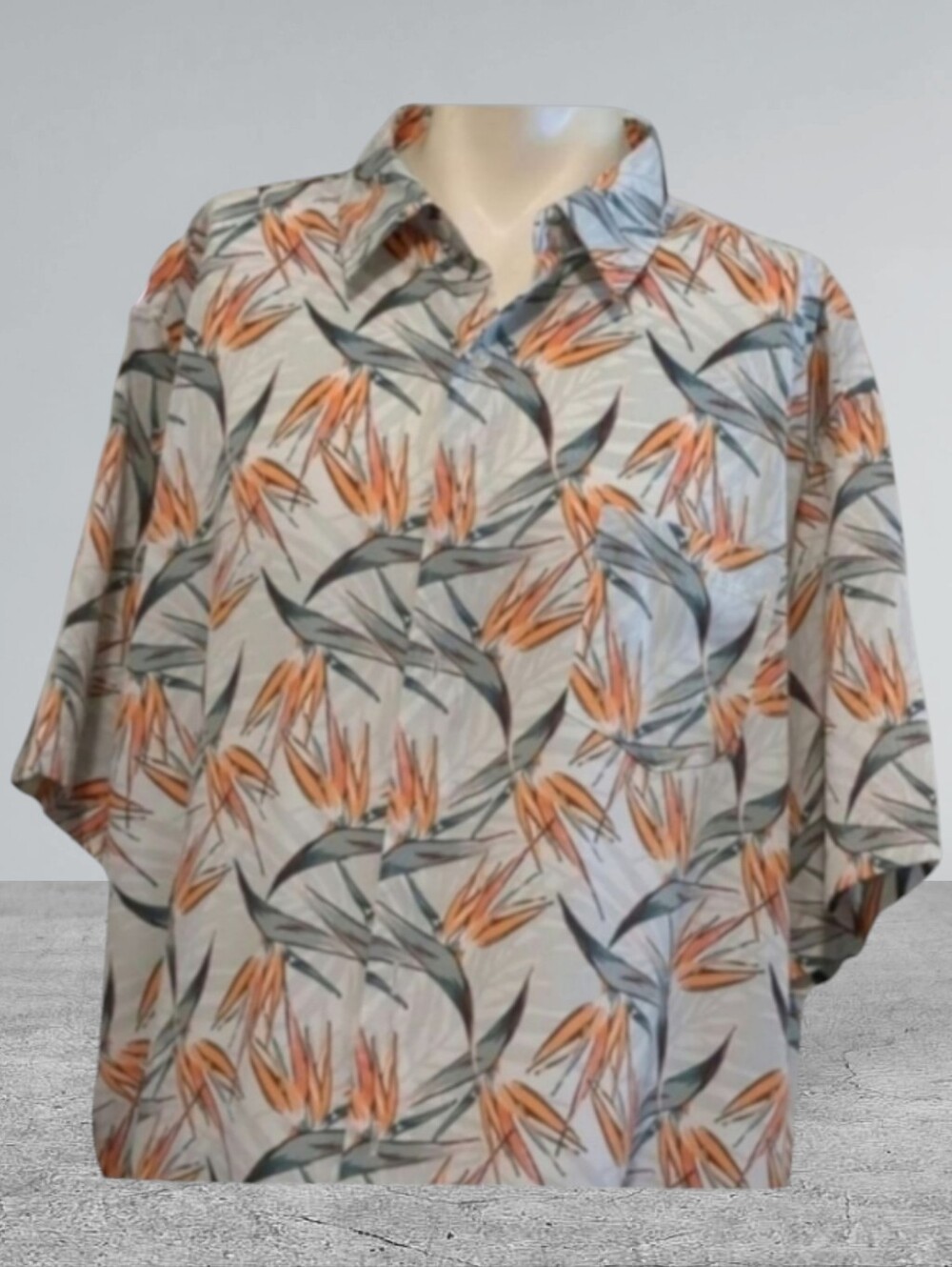 Croft & Barrow tropical print shirt size XXL